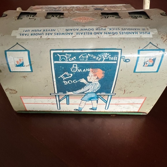 1950’s Childrens See and Spell Toy Vintage antique - Picture 10 of 11